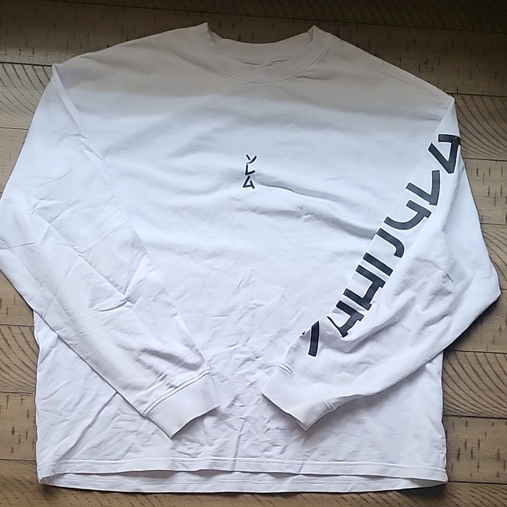 YoungLA 8038 Tokyo Longsleeves White Temple Dragon XL